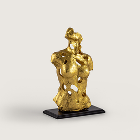 Soyut Kadın Büst  Gold Dekoratif Obje