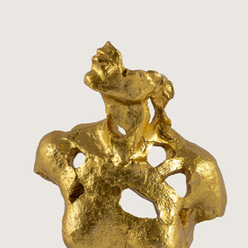 Soyut Kadın Büst  Gold Dekoratif Obje