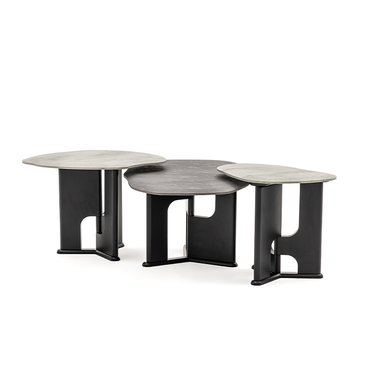 Tarsus üçlü orta sehpa seramik desenli modern tasarım Homevse