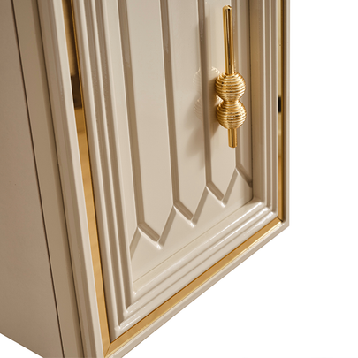 Gold ve krem detaylara sahip Velar TV Üitesi