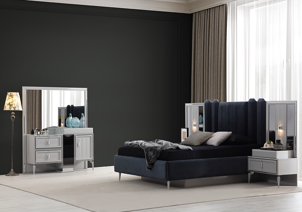 Velar Yatak Odası Gri