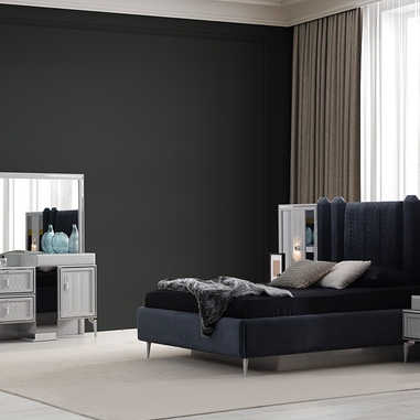 Velar Yatak Odası Gri