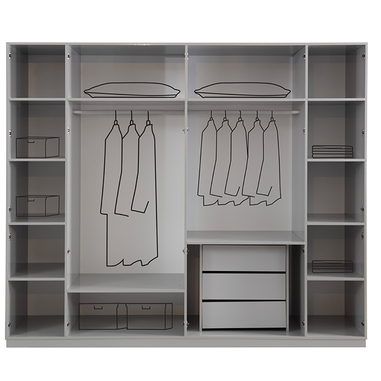 Velar Yatak Odası Gri