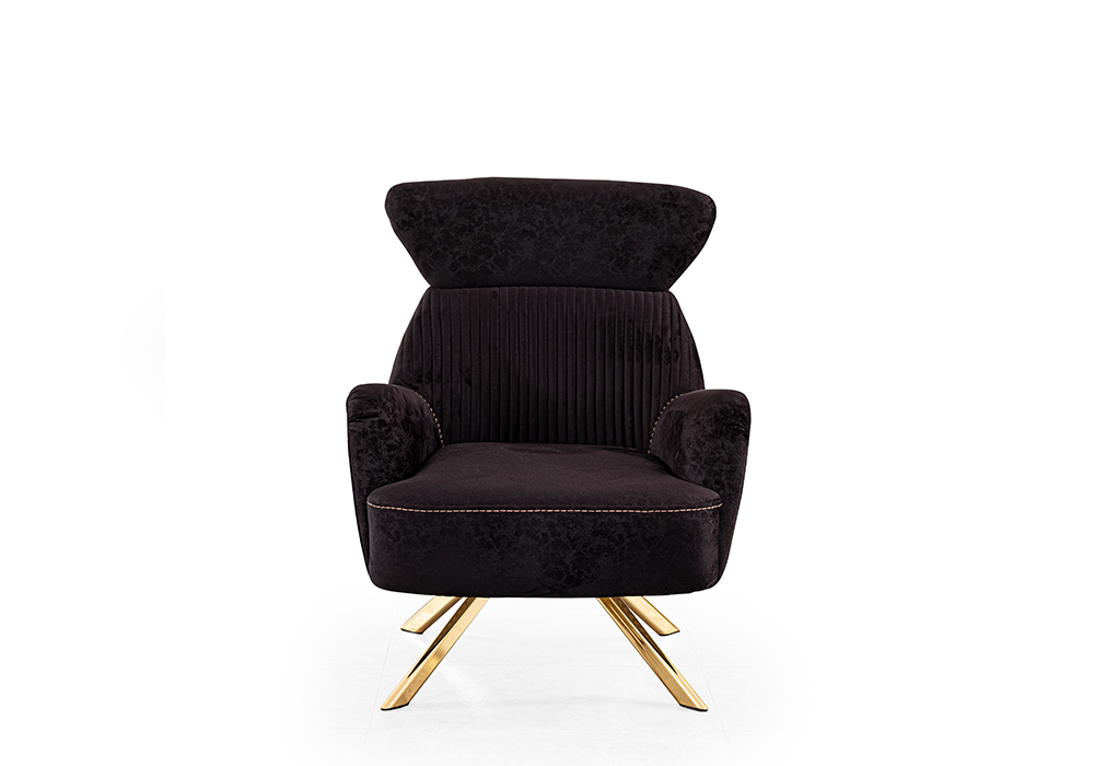 Velar koltuk takımı gold detaylı modern salon tasarımı