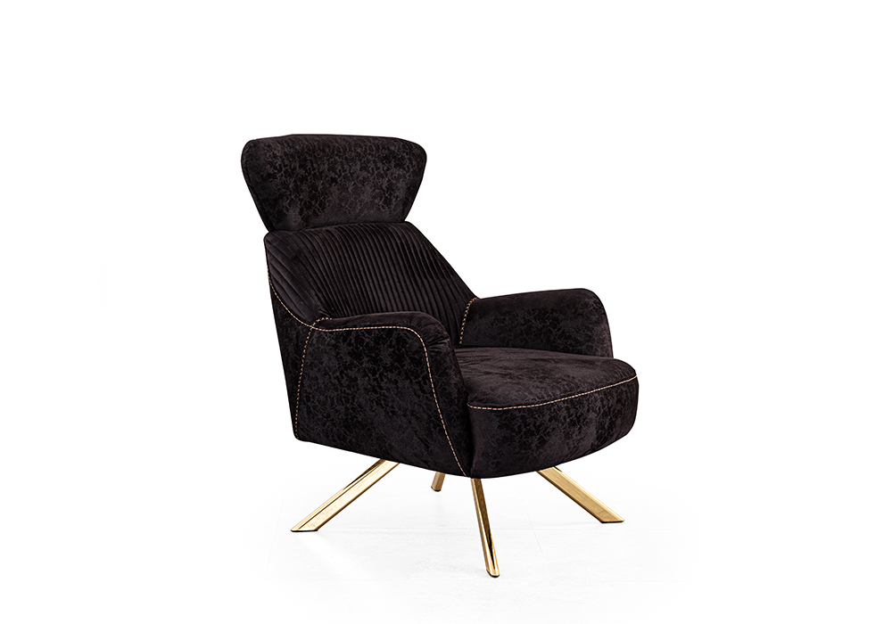 Velar koltuk takımı gold detaylı modern salon tasarımı