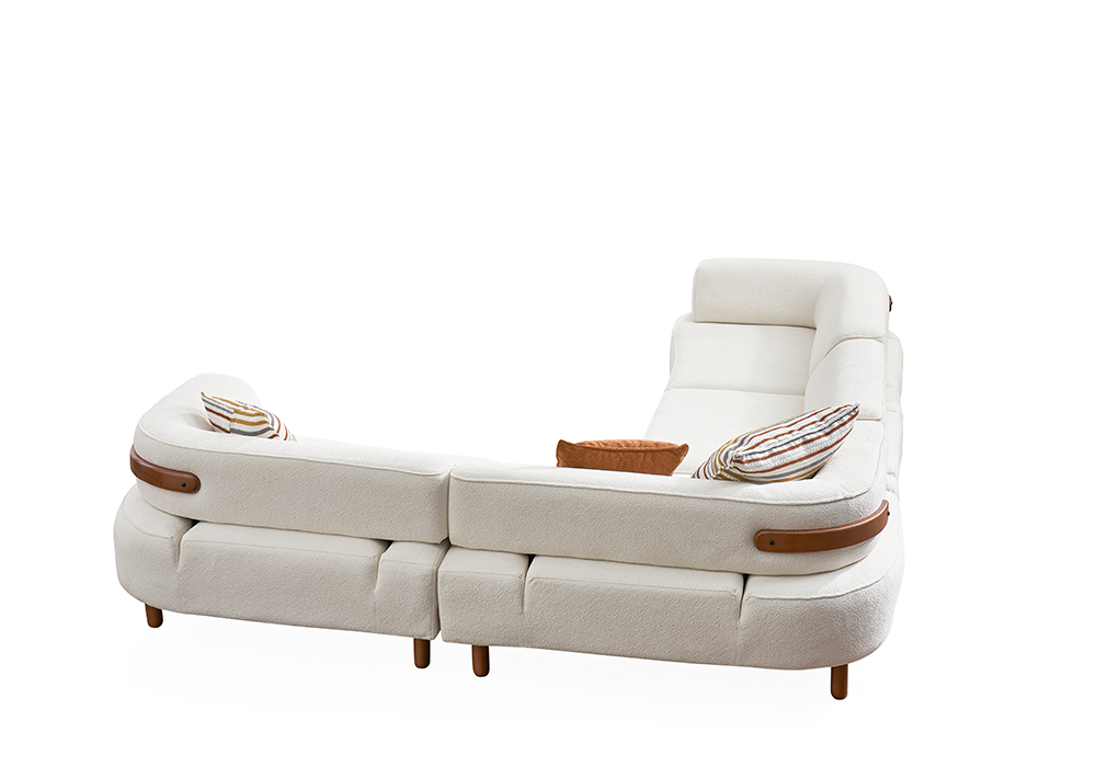 Geniş salon için modern köşe koltuk