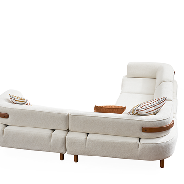 Geniş salon için modern köşe koltuk