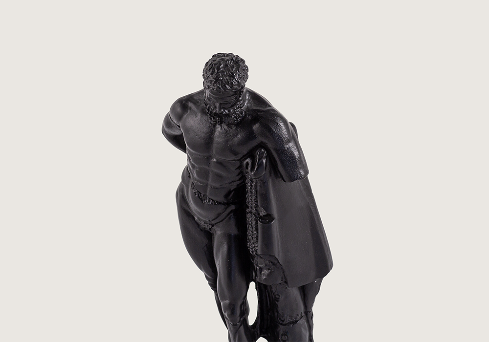 Modern yaşam alanı için antik Zeus figürlü dekoratif aksesuar