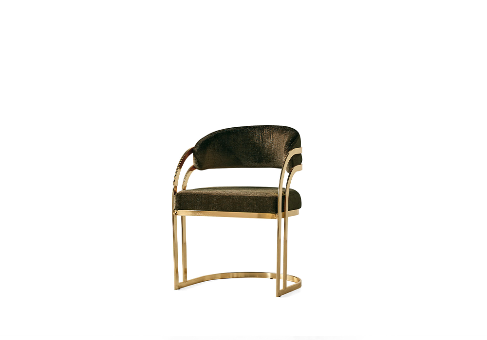 Modern yemek odası takımı gold metal ayaklı sandalye